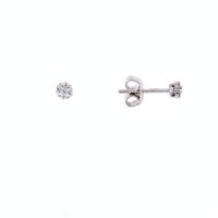 Earrings Crivelli Woman in White Gold Diamante 0.12 Ct 370-XE2478 - 370-XE2478